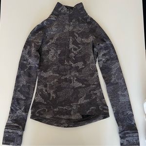 Lululemon camo quarter zip - Women’s size 2. Gray and Black camo.